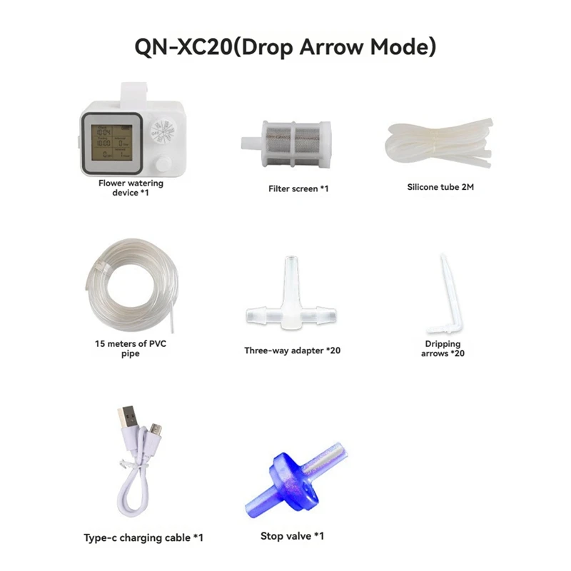 

Smart Automatic Watering System with Drop Automatic Drip Irrigation Kit with Customize Schedule Water-SPMI