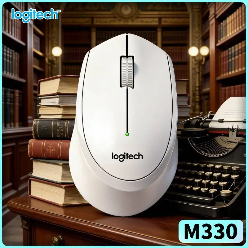 Assure Unbroken Workflow After Wake Up From Auto Sleep Mode Logitech M330 Silent Wireless Mouse Fast Response Feature