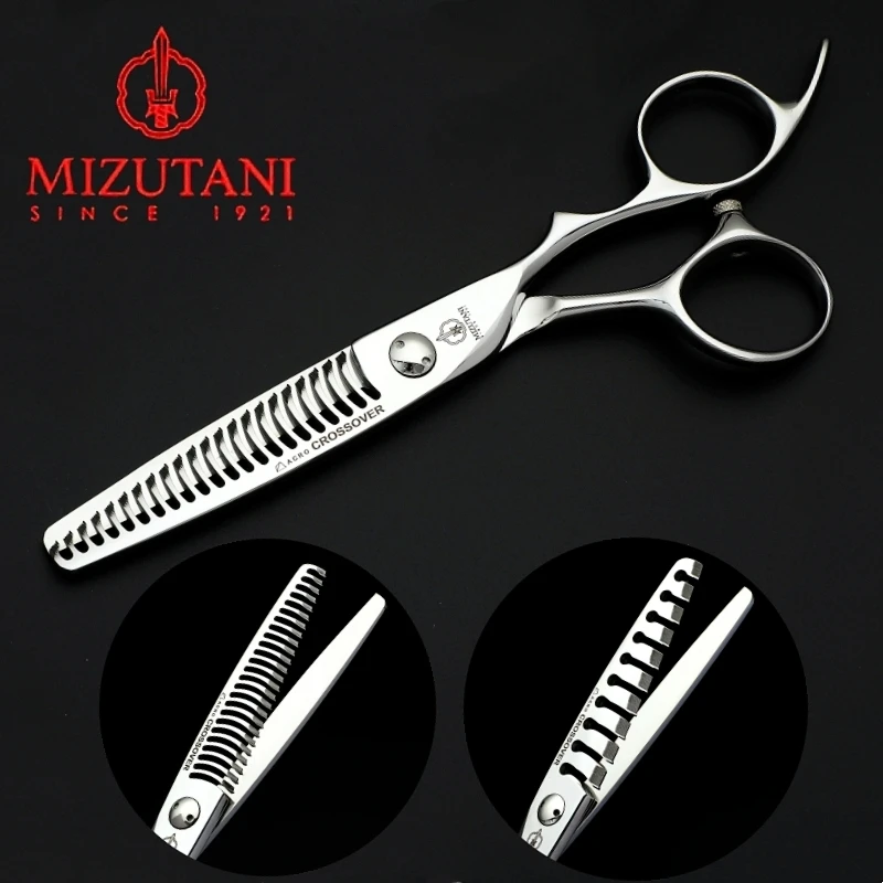 

MIZUTANI scissors 6.0 inch VG10 Material hair scissors 30/50 hair thinning scissors Professional hairdressing scissors barber