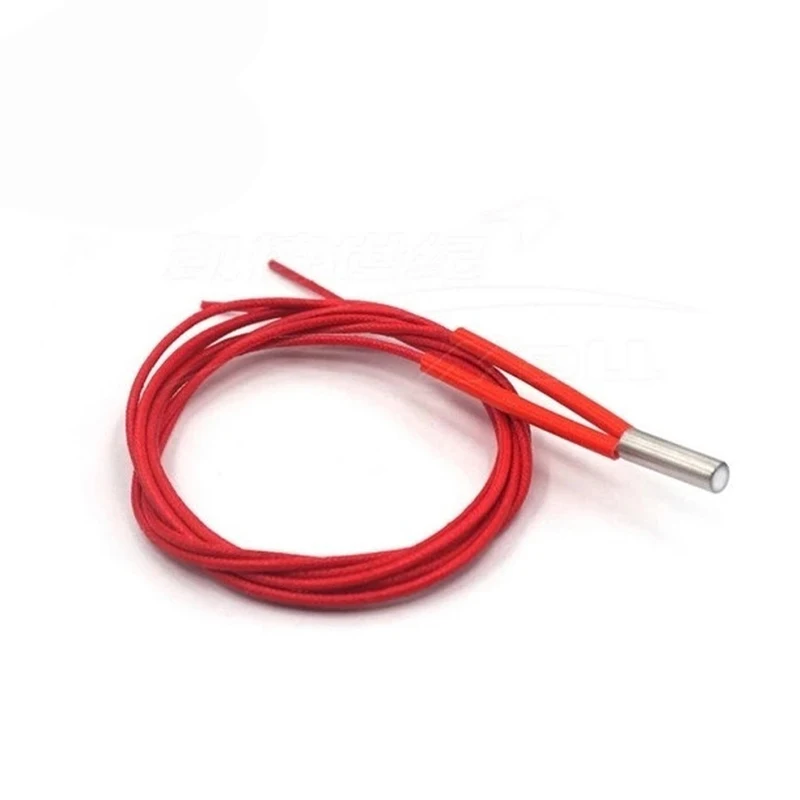 2~100Pcs 3D Printer 6*20 Mold Single Head Electric Heating Tube Heating Tube Heating Rod Single End 12V40W24V40W