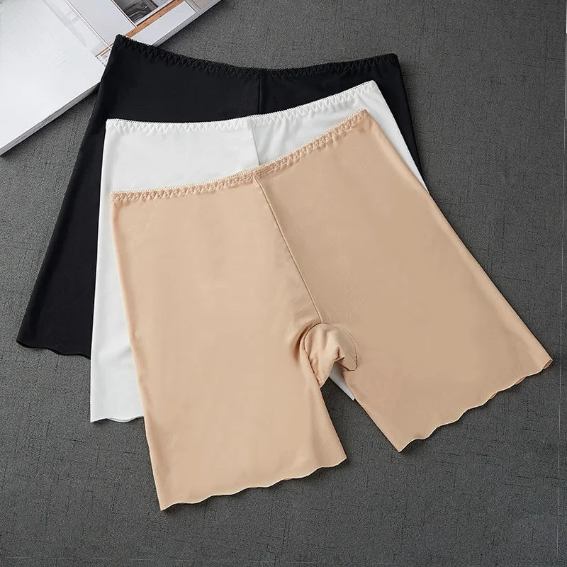 

Брюки из ледяного шелка Se, тонкое, противолегкое, плотное, женское нижнее белье, плоские углы, без рулона, женская верхняя одежда, которую можно носить...