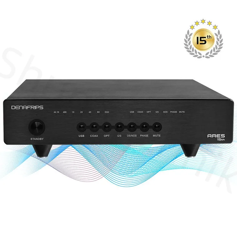 DENAFRIPS Ares 15th R-2R DAC 24bit/384KHZ(USB)DSD 11.288MHZ(USB) DAC IIS i2S Input Power Supply Transformer 115/230V