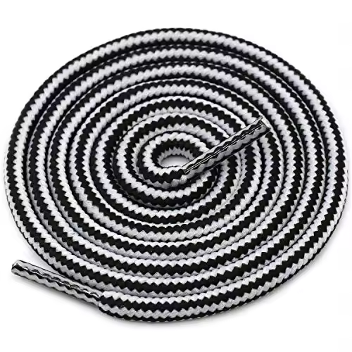 1 Pair 18 Colors Striped Double Color Shoe laces Round Outdoor Sneakers Shoelaces Cotton Boots Shoelace 70CM 90CM 120CM 150CM - Image 20
