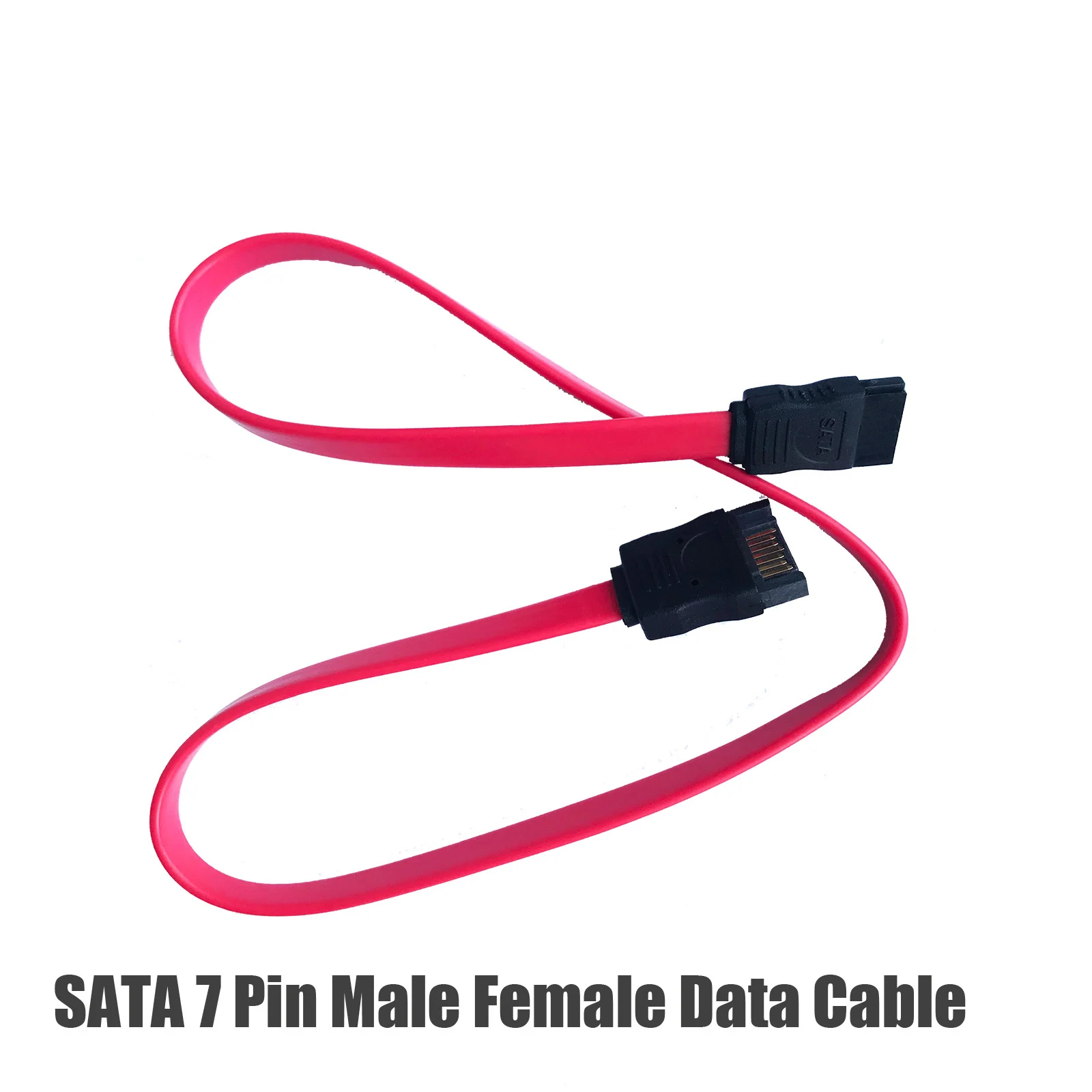 Cable de extensión de datos SATA macho y hembra, interfaz de extensión de datos de 7 pines, interfaz SATA