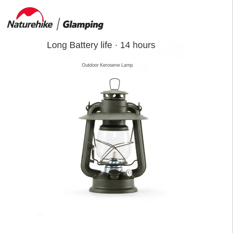 

Naturehike-Outdoor Camping Kerosene Lamp, Portable, Picnic Atmosphere, Camp Hanging Light, NH22ZM003