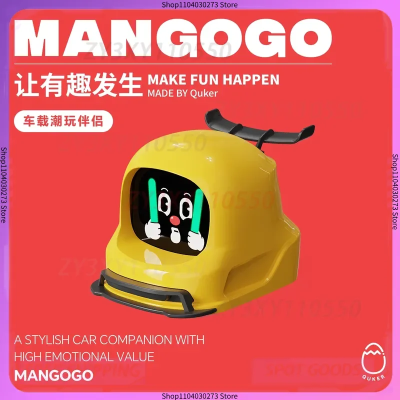 

НОВИНКА: Автомобильный робот MANGOGO, электронный питомец, набор для гонок, креативная модная игрушка, украшение для приборной панели автомобиля, подарок для друга