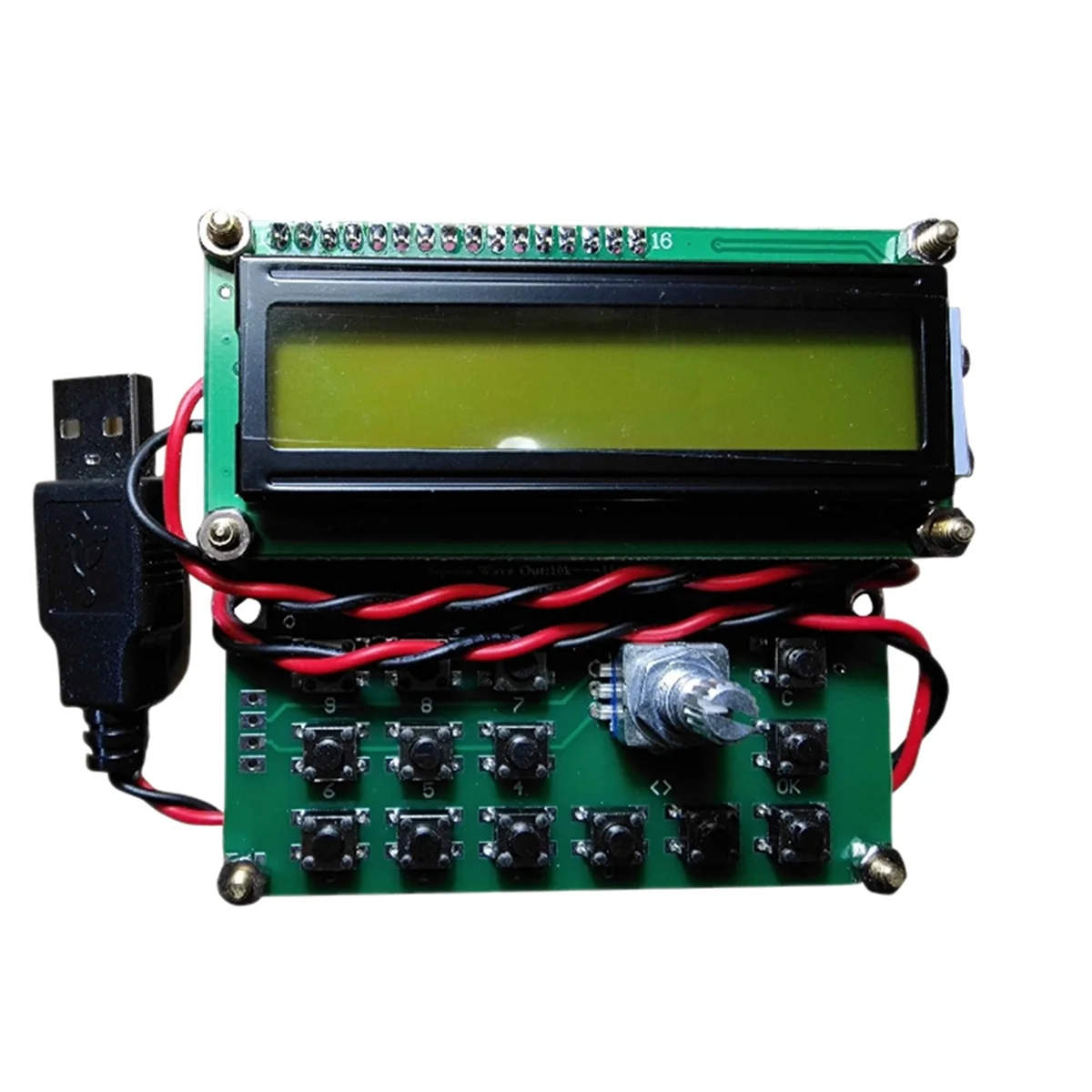 

MS5351 Signal Source Module 2VFO Variable-Frequency Oscillator Signal Generator Module Digital LCD Display DC 4.5V-5.5V