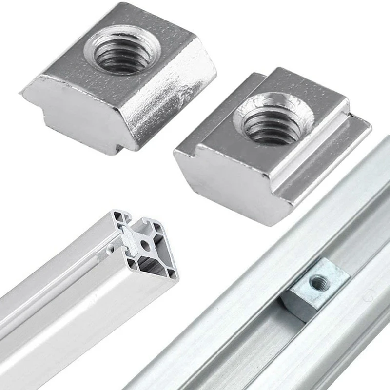 20Pcs 2020 Corner Fitting Angle Aluminum 20 X 20 L Connector Bracket & 50Pcs 2020 Series Aluminum Profile Connector Set Promotio