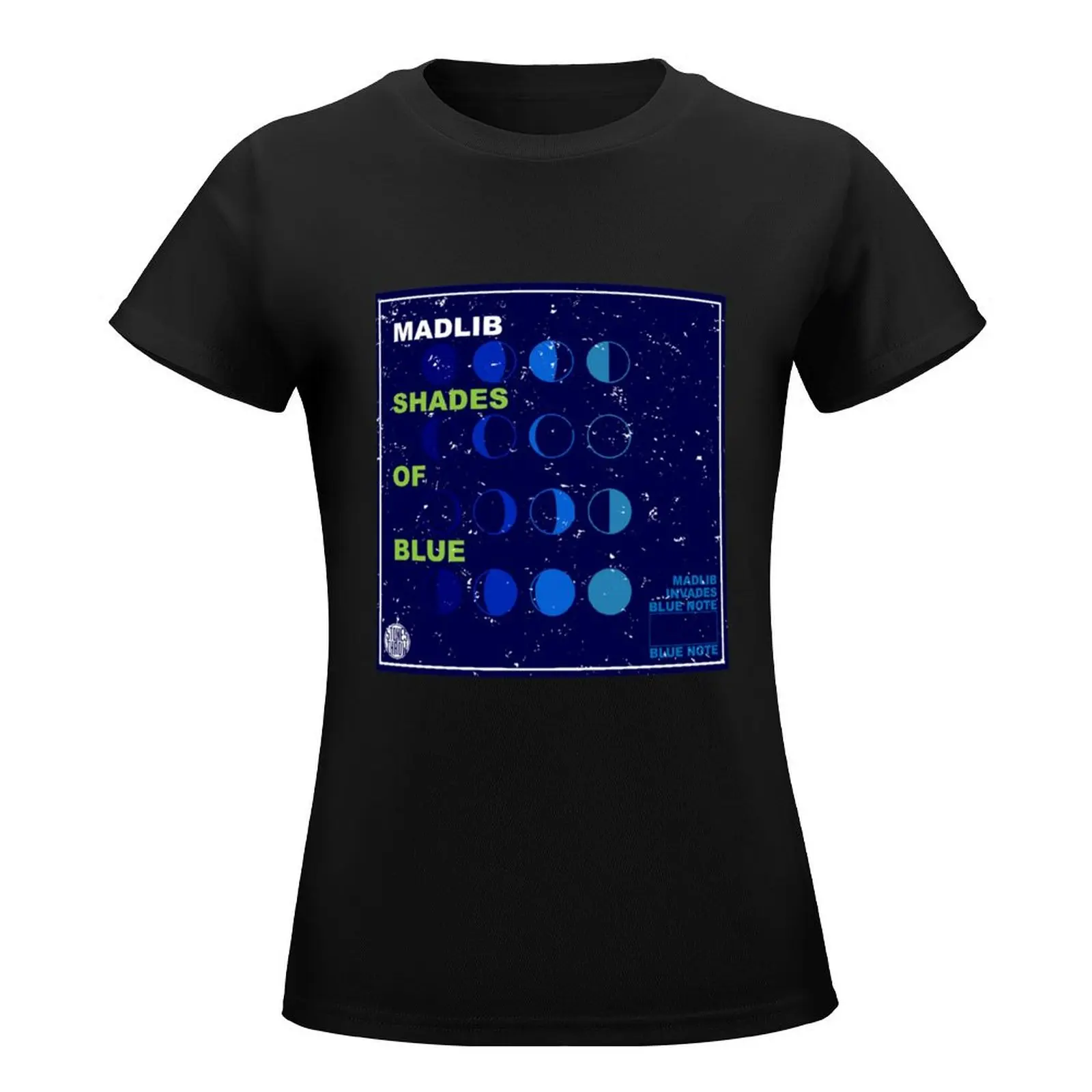 SHADES OF BLUE - MADLIB T-Shirt lady clothes kawaii clothes t shirts for Womens