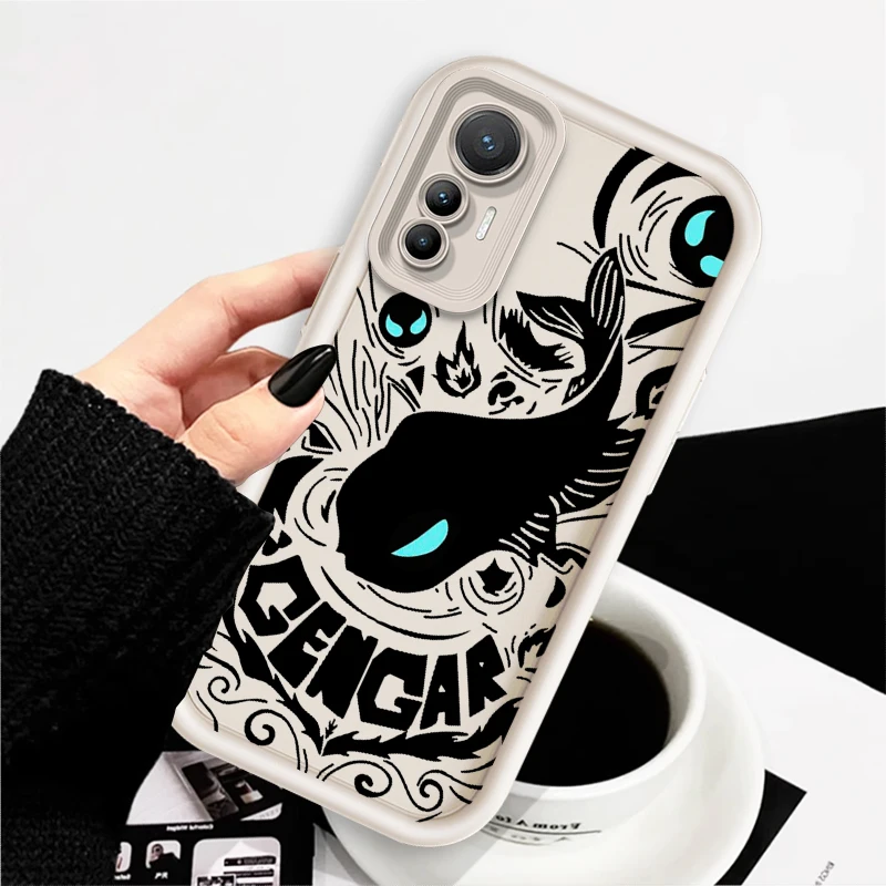 G-Gengars P-Pokemones M-Mewtwos Eye Ladder For Xiaomi MI 14 12T 11 Lite Poco M3 X5 X4 F5 F4 F3 F2 GT Pro 5G Soft Phone Case