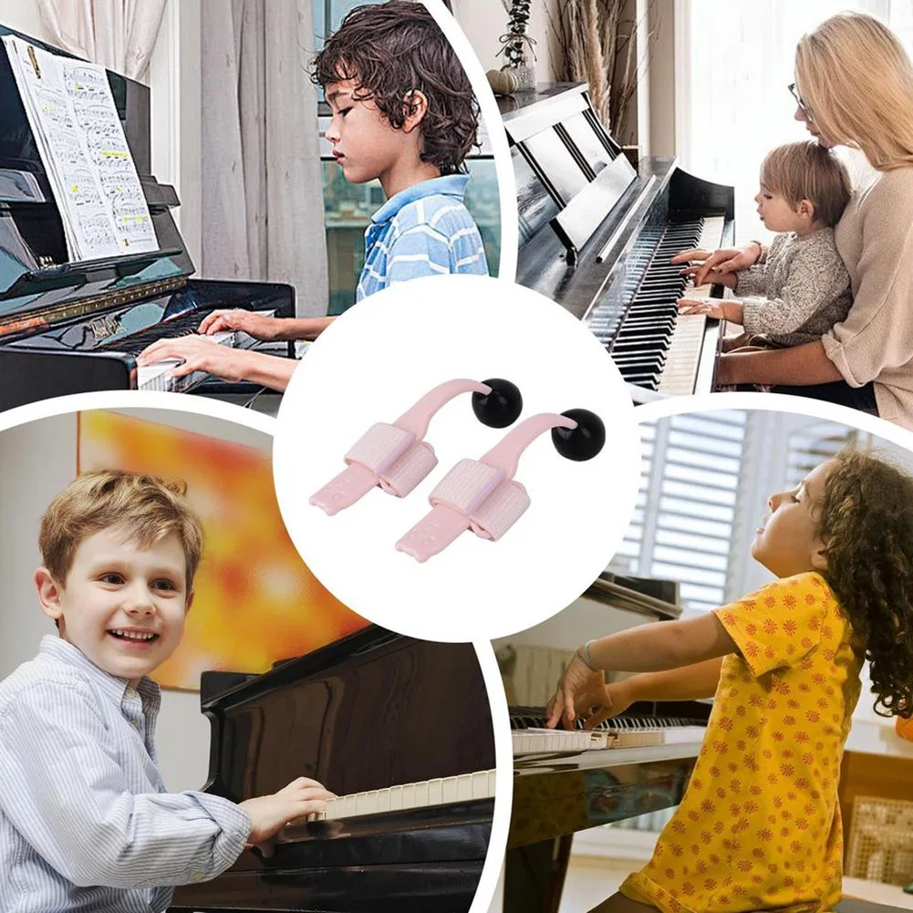 ABXHA Piano Gesture Corrector Piano Practice Hand Position Corrector with Palms Support Piano Hand Shape Exerciser Tool Blue