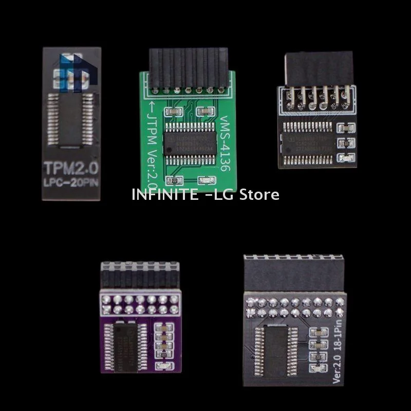 

Модуль шифрования высокой безопасности TPM, поддерживает различные конфигурации контактов (12, 14, 18, 20), идеально подходит для Win11