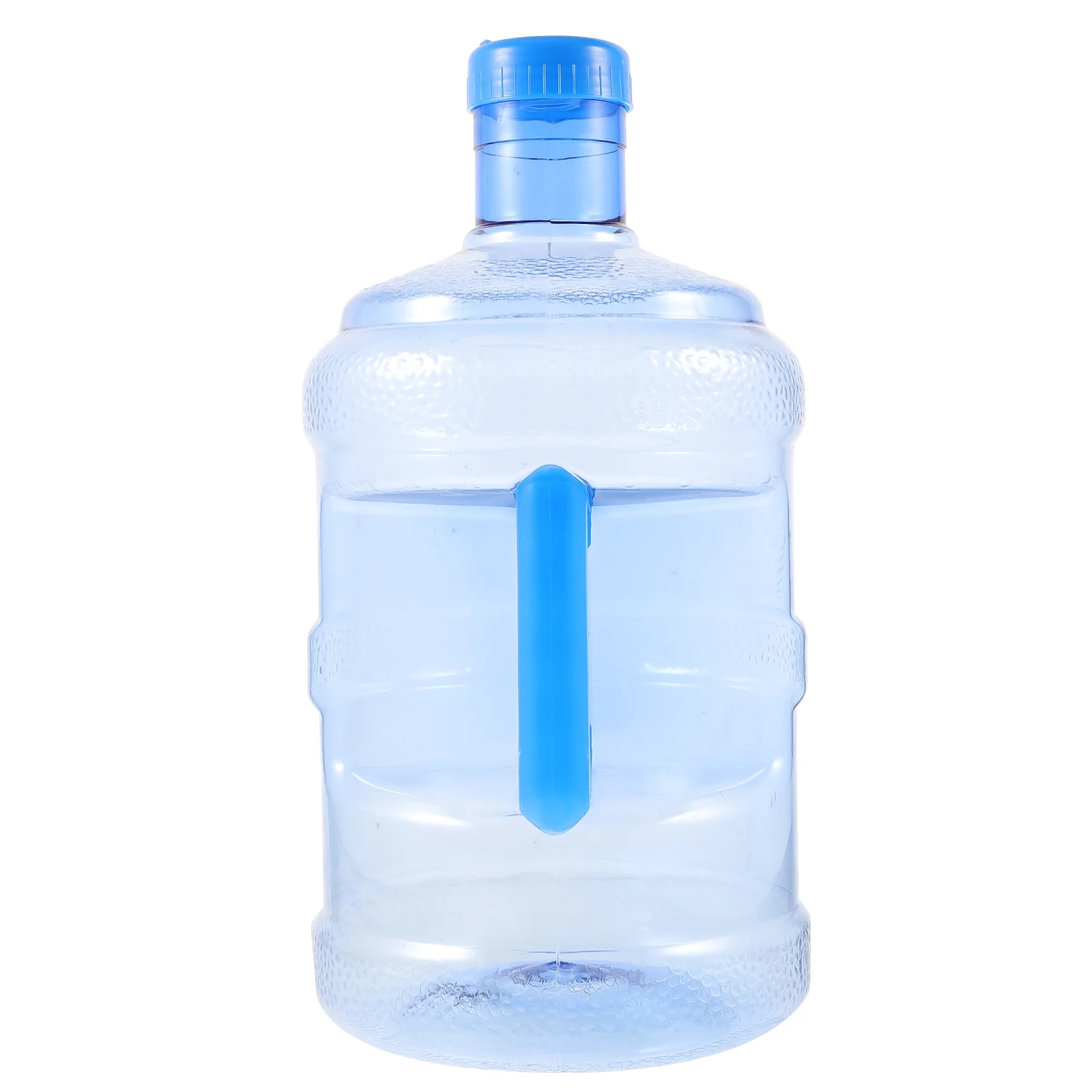 5 Liters Large Sponge Pure Water Bucket Mineral Bottle (5l) Storage Tub Blue Travel