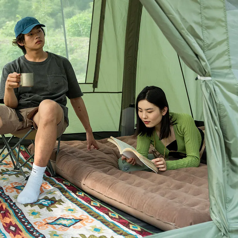 블랙 디어 야외 에어 베드 가정용 바닥 침대 두꺼운 휴대용 내장형 에어 펌프 캠핑 텐트 에어 매트리스
