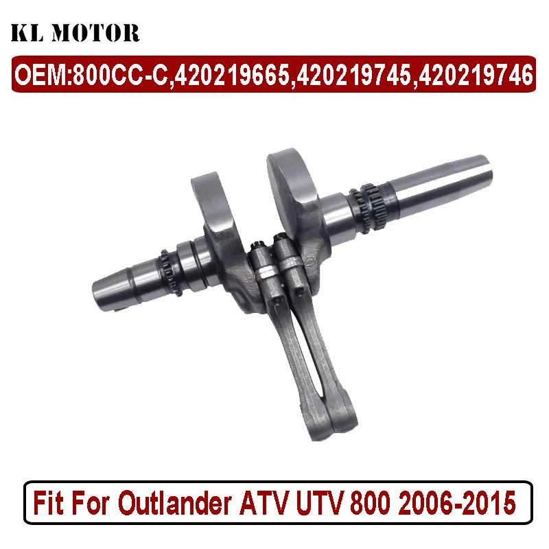 

Crankshaft Assembly for Bombardier Outlander Quad Go Kart ATV UTV 800 2006-2015 420219665 420219745 420219746