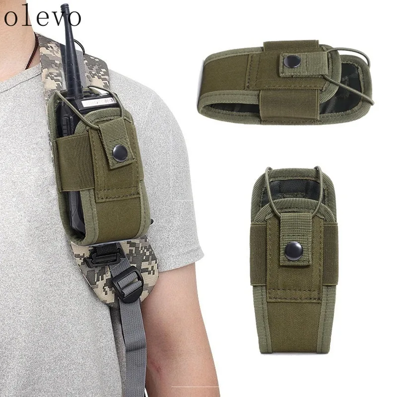 

New Radio Pouch Holder Pocket Interphone Holster Tactical Walking Talking Carry Bag Portable Outdoor Hunting Sports Waist Bag