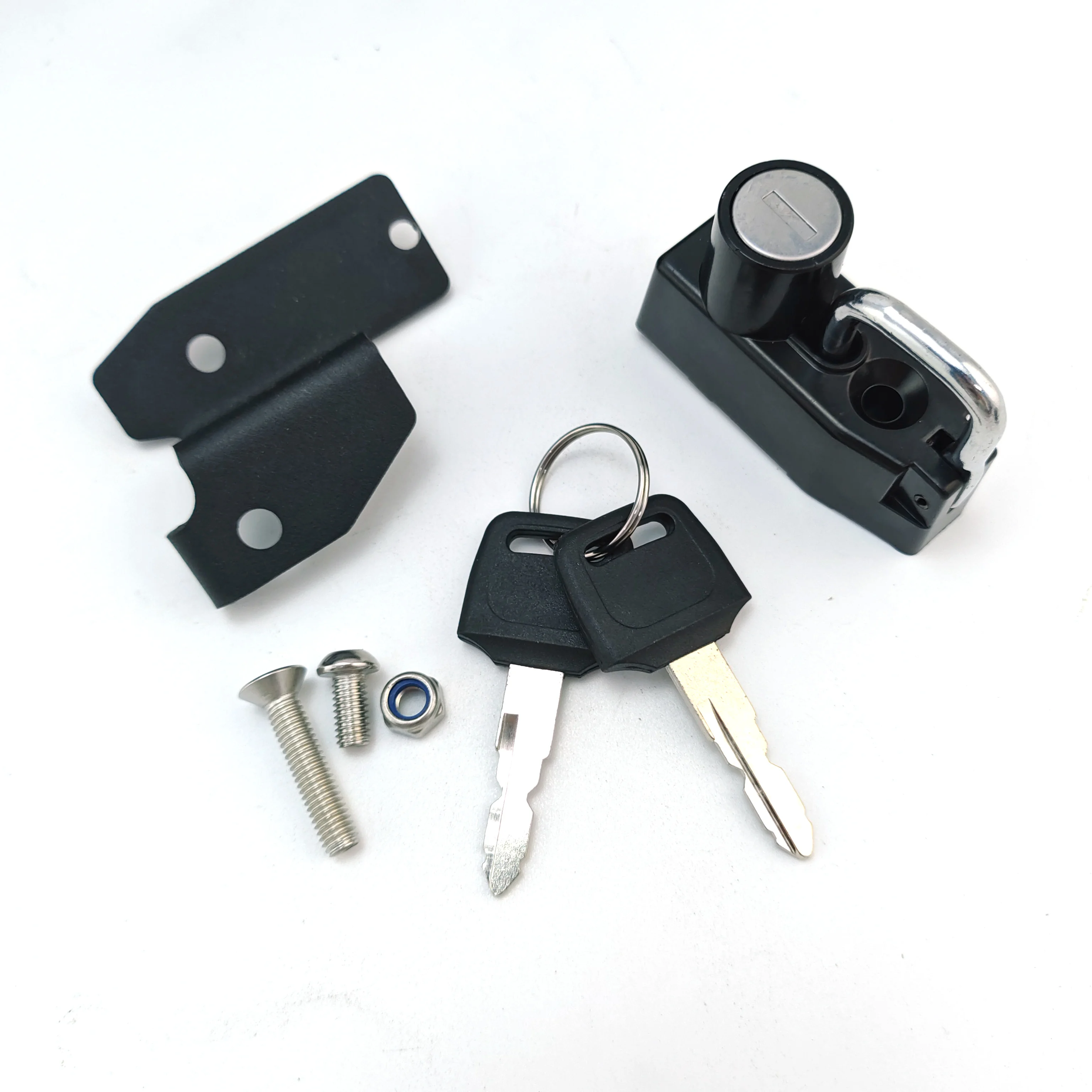 Suitable for Kawasaki Vulcan, motorcycle helmet safety lock, non-destructive installation padlock