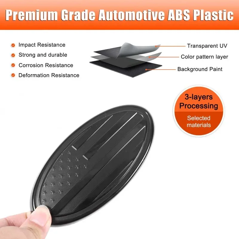 For Subaru WRX 2022-2025 ABS Black Car Rear Logo Decorative Protection Cover Sticker Car Accessories