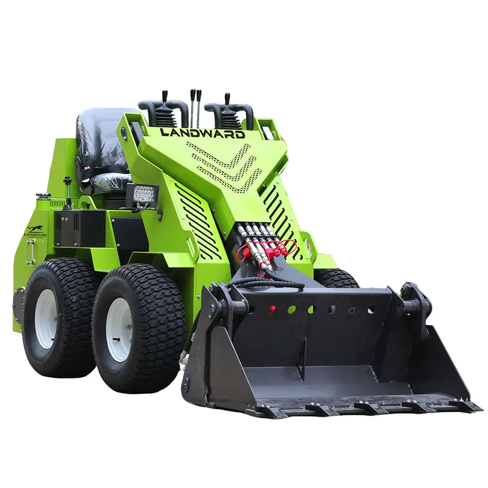 رائجة البيع جرافة انزلاقية صغيرة EPA Euro 5 تستخدم المزرعة المدمجة جرافة عجلة القيادة الجلوس على مع المرفقات حسب الطلب