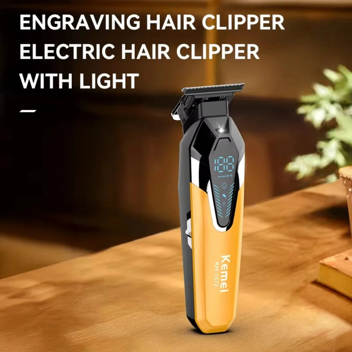 Kemei Electric Beard Shaver Professional Beard Trimmer Hair Trimmers Mini Shaving Machine for Men KM-T123 KM-1572 Hair Trimmer