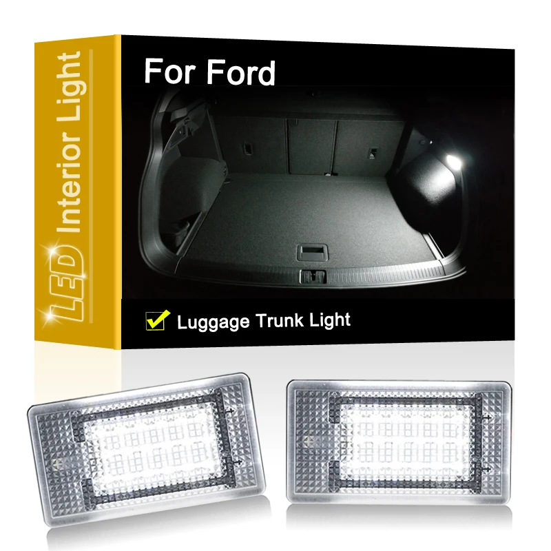 12V LED Luggage Trunk Lamp For Ford Orion Puma Sierra Tourneo Courier Transit White Luggage Compartment Light Assembly