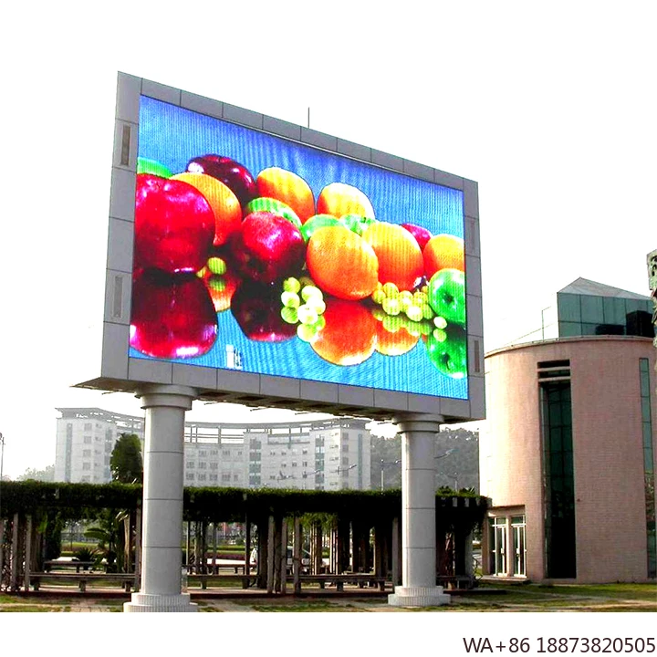 LED Display Customized High Brightness Full Color P5 P6 P6.67 P8 Energy-saving Screens Outdoor Billboard Advertising Display