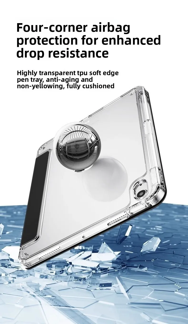 Für IPad Schutzhülle mit mehreren magnetischen Befestigungen, Y-Fold 10 Air5 Pen Slot Pro11 Acrylschale – Detail 6