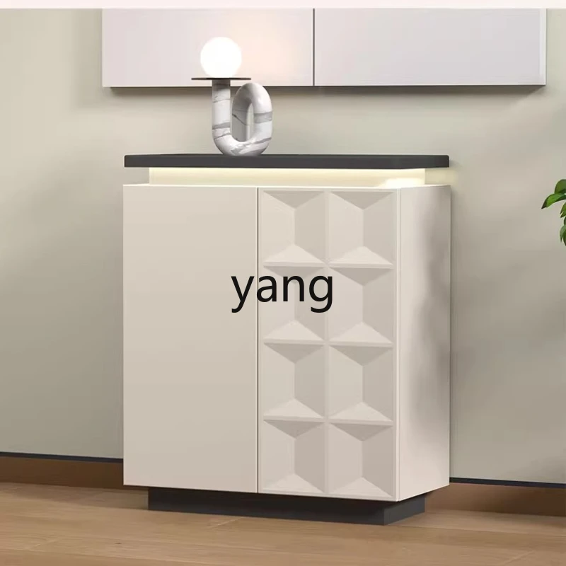 

YHM solid wood dining side cabinet living room wall storage