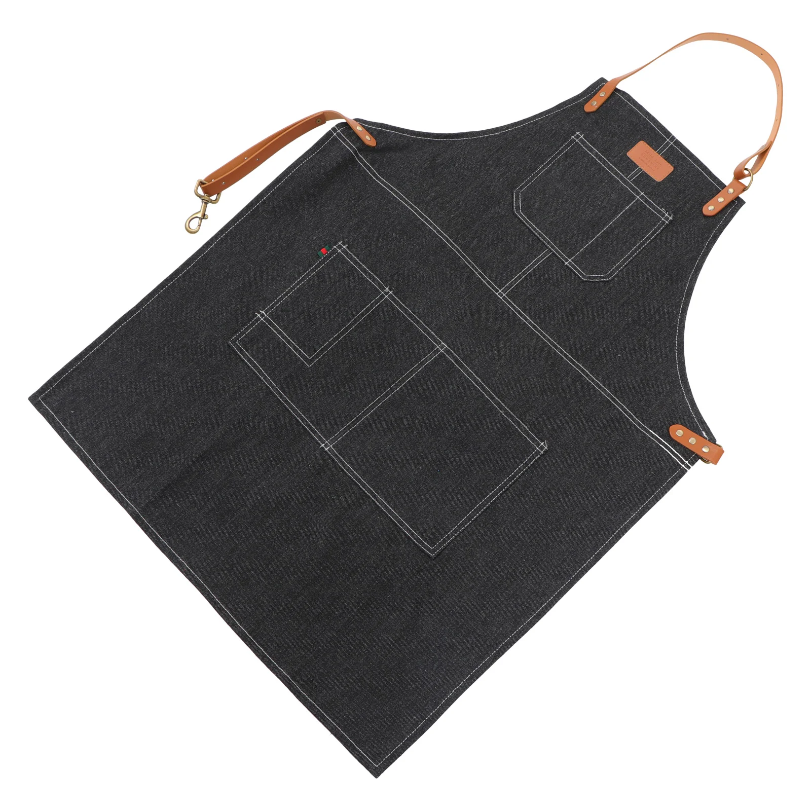 Jean Apron Server Funny Men Grilling Aprons for Black Anti-oil Cooking Home Household Gardening Sleeveless Coverall Work