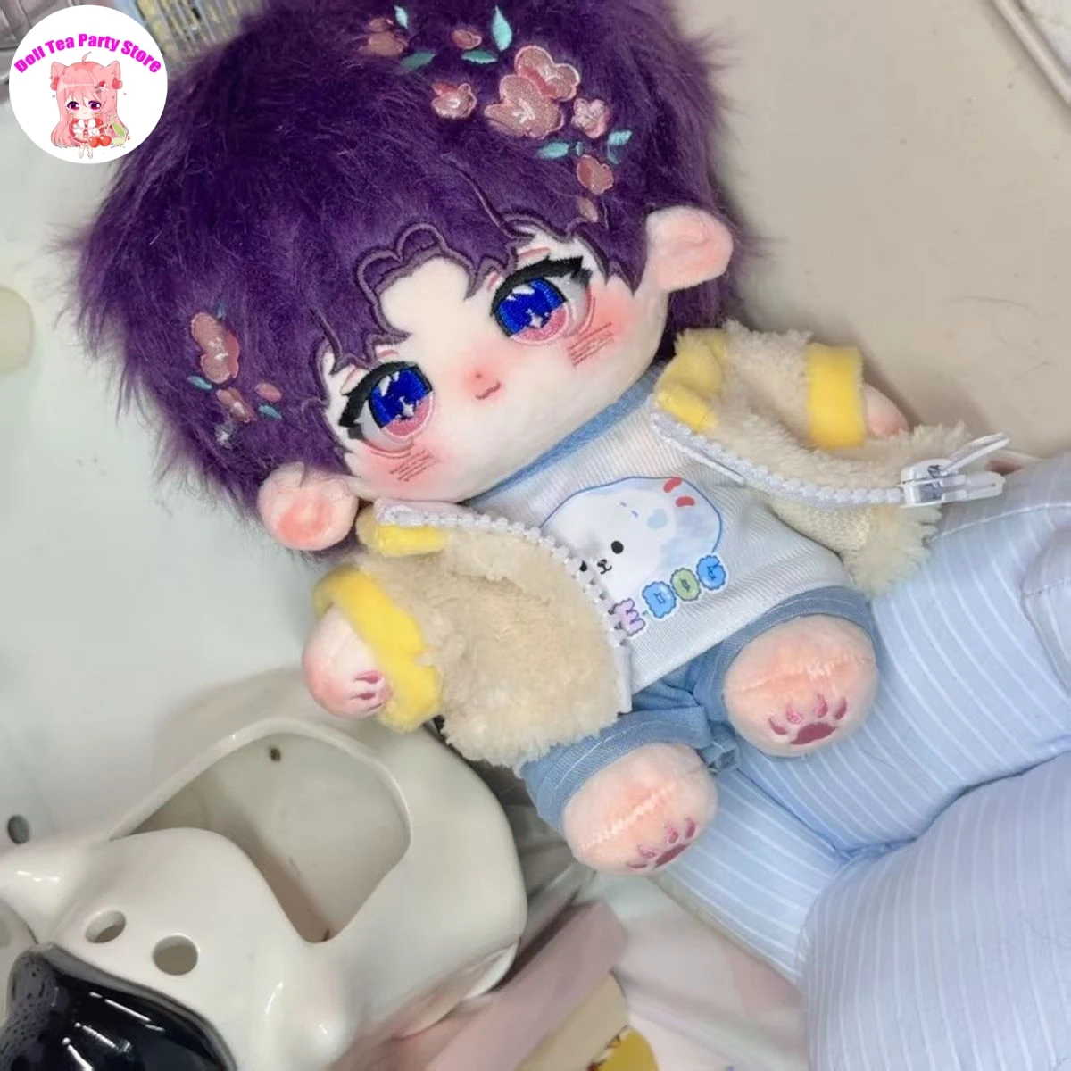 

Игра Rafayel Attributes Love and Deepspace Хлопковая кукла Плюшевые плюшевые игрушки для смены одежды Фигурки 20 см Аниме Gi