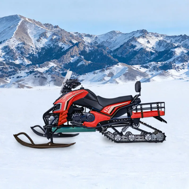 Snowmobile Jungle Cross-Country Skiing Sleigh Front Sleigh Rear Track