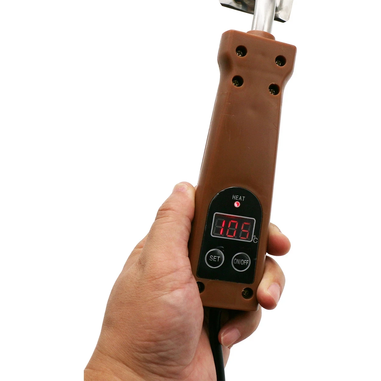 1 pçs controle de temperatura faca de mel de corte elétrico 220v 140-160 graus celsius aquecimento rápido extrator de mel ferramenta de mel