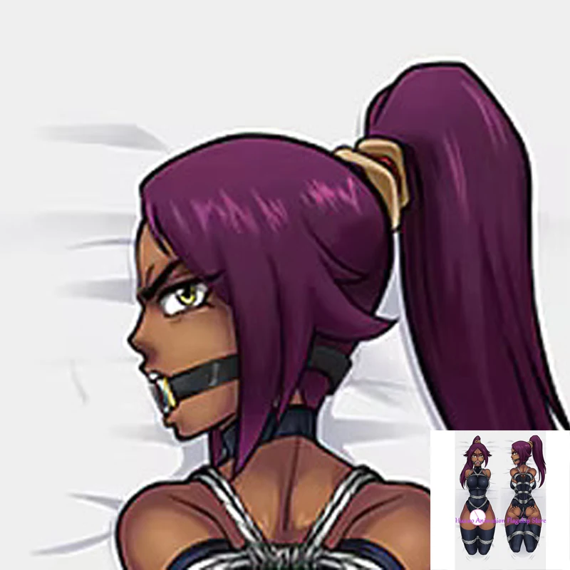 

Dakimakura Anime Pillow Cover Yoruichi Shihouin Double Sided Print 2Way Cushion Cover Xmas Gifts