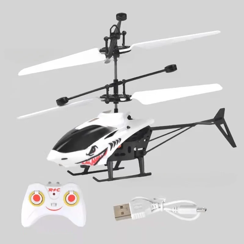 1 Pc Remote-Controlled Aircraft Induction Aircraft Gesture Suspension Charging Animal Helicopter Luminous Toy