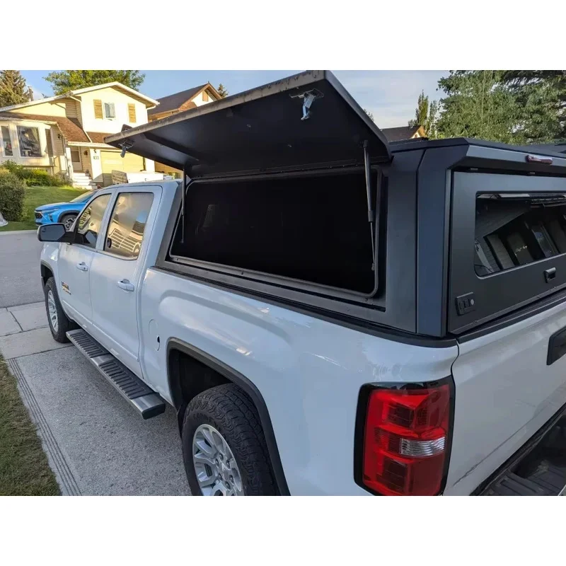 Low MOQ Fast Shipping Pickup Truck Canopy For 2015 Sierra 1500 Crew Cab 5.8Ft