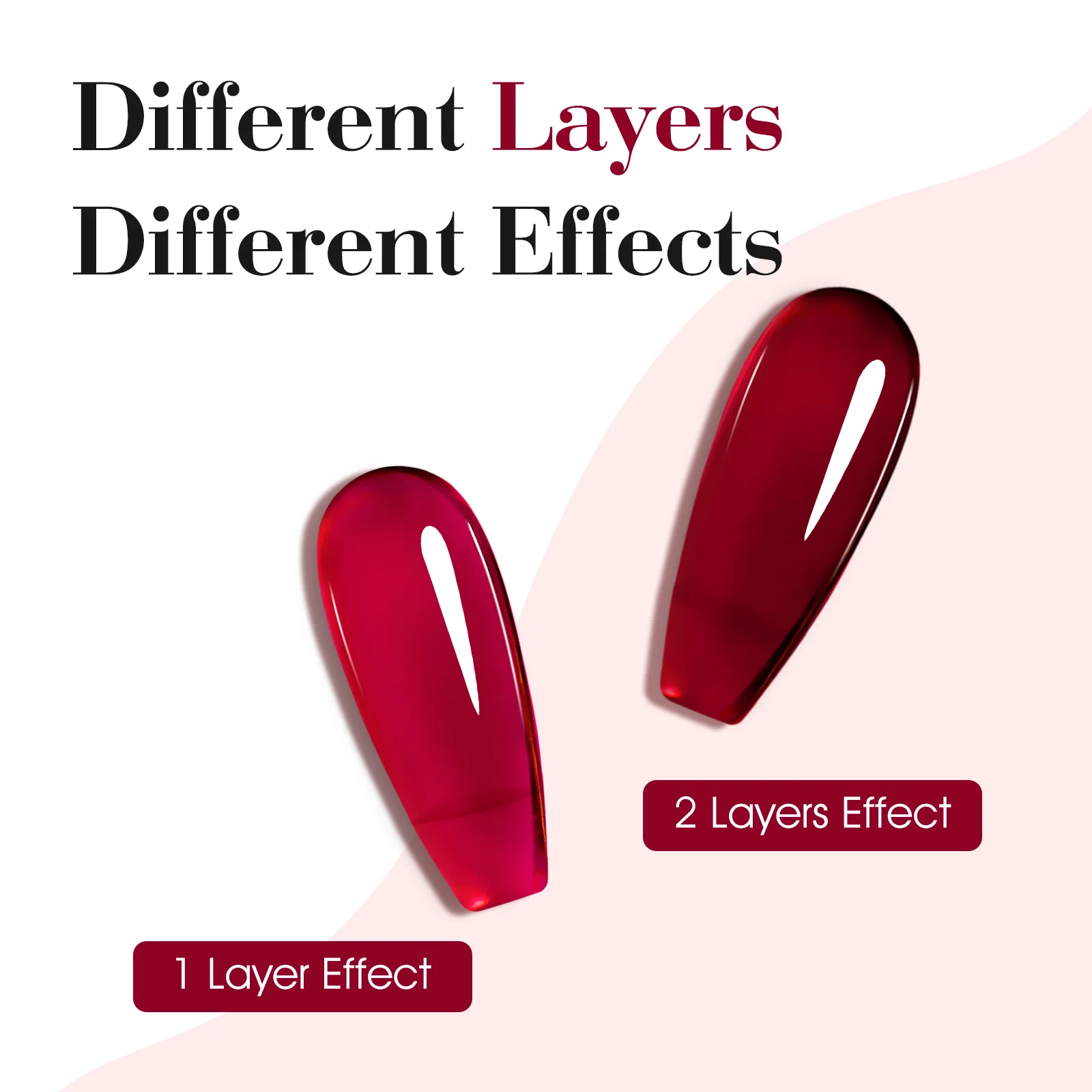 CANNI TPO/Hemmenfreier Nagelgellack, weihnachtliche rote Farbkollektion, semi-permanenter Gel-Lack, 9 ml, französisches, wunderschönes Farbgel – Detail 8