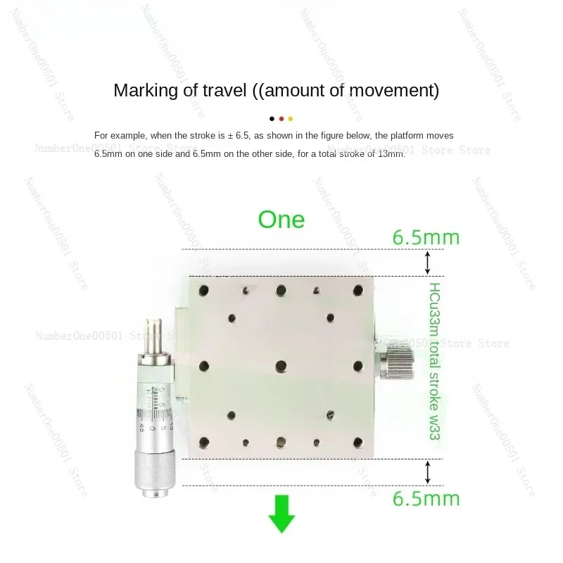 XY axis displacement platform manual fine-tuning linear ball X axis stainless steel sliding table XSG60/80/100