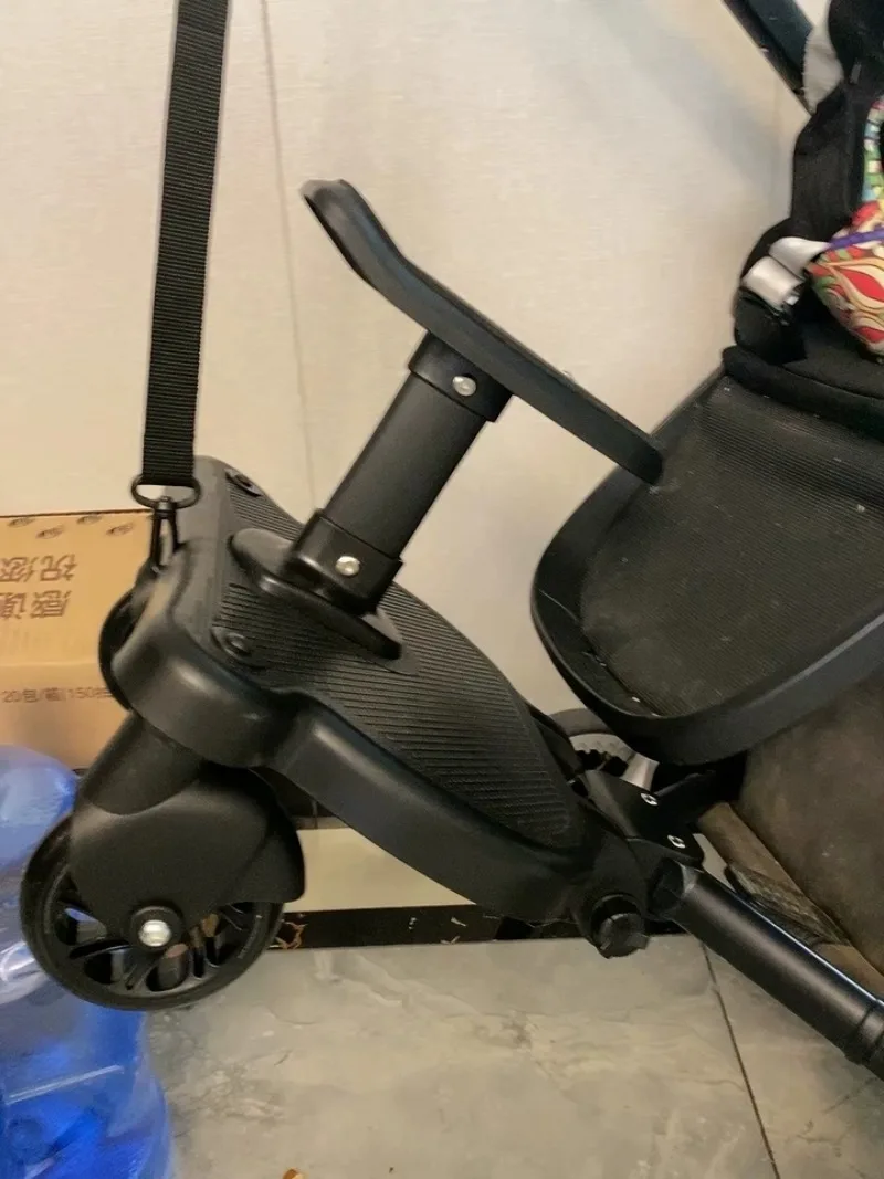 For Universal Stroller Auxiliary Pedal, Extra Standing Board Accessory For Double Kids Travel Pushchair