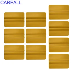 CAREALL 10pcs Plastic Squeegee Sticker Decal Wallpaper Scraper Window Film Tint Car Wrap Tool Vinyl Applicator Spatula