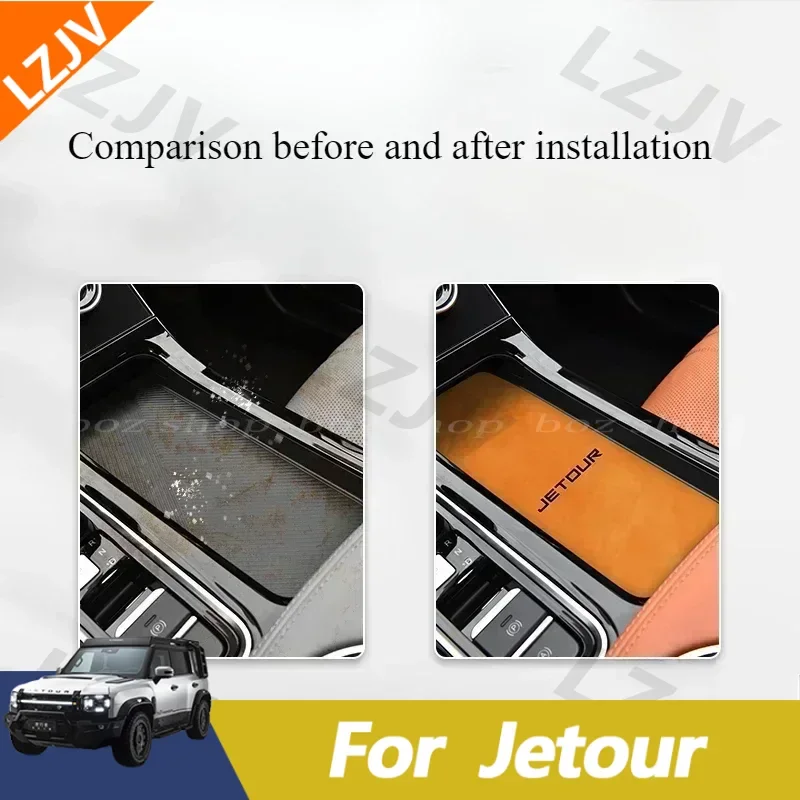 Suitable For Chery Jetour X70plus 2025 Car Door Slot Mat Car Decoration Accessories Center Console Mat Modified Scratch Protect - zdjęcie 1