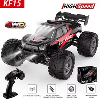 New KF15 2.4G Off-Road RC Car 4WD 28KM/H Electric For Children Racing High Speed Safety Driving Vehicle Drift Children Toys Gift