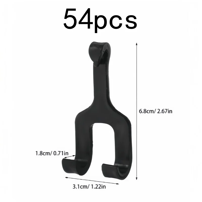 Melon Support Hooks 54 pcs, Durable and Non-slip, Prevent Vine Damage, for Vertical Growing Support, Easy to Install
