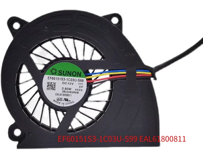 EF60151S3-1C010-S99 EAL 61800804   ventilator voor LG UltraFine 4K 24MD4KL 5K 27 "27MD5KA 5KB 5KL-B display EF60151S3-1C03U-S99 EAL 61800811