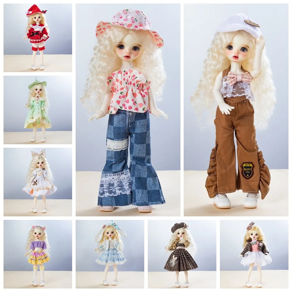 Accessories 30cm Doll in Costume Cloth Fashion Sweet 30cm Doll Dress Set NO Doll Cute 30cm Doll Dress Clothes Girls Toy