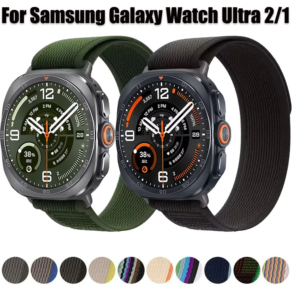 Trail Loop Band for Samsung Galaxy Watch Ultra 2 1 47mm Smart Watch Nylon Breathable wristband for Galaxy Watch Ultra 47mm Strap