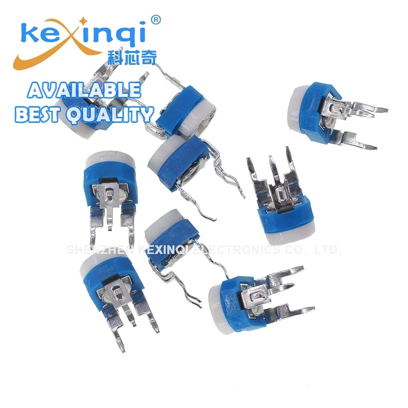 50pcs RM065 103 Horizontal 1K 2K 5K 10K 20K 50K 100K 1M ohm Trimpot Trimmer Potentiometer variable resistor 103 203 503 104