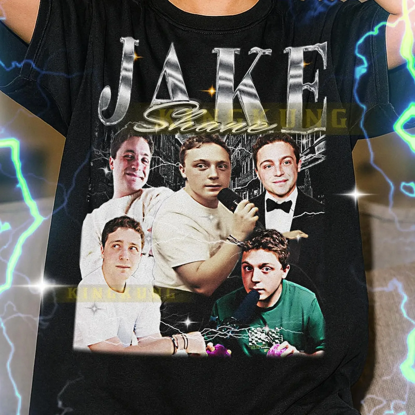 JAKE SHANE Vintage T Shirt Homage Fan Retro 90s Sweater Merch saf vintage Washed Stylish Casual Soft Comfortable