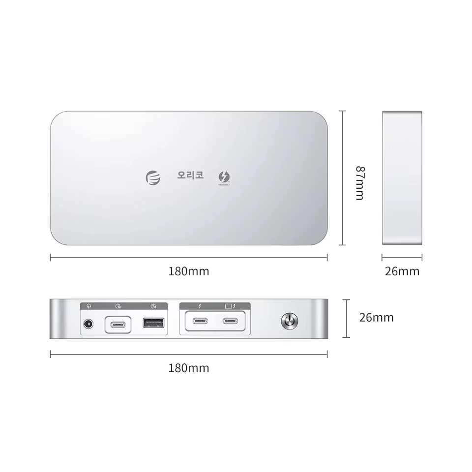 [ORICO 썬더볼트 4 도킹 스테이션 이미지]