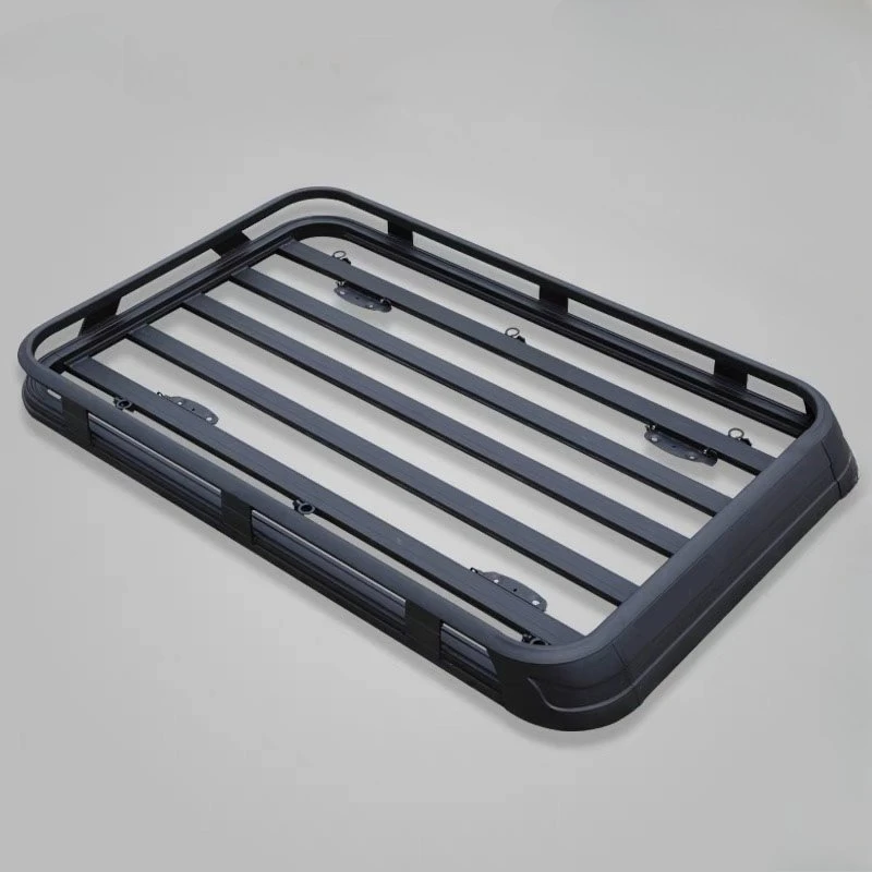Roof luggage frame Aluminum alloy welding matte black roof frame SUV car MPV universal load