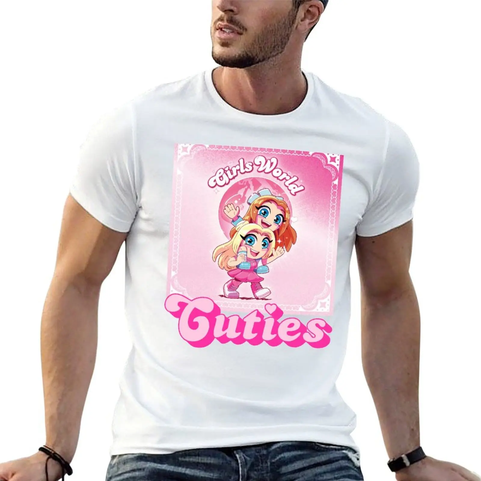 

mackenzie Hey Cuties T-Shirt t shirts for man graphic vintage anime tshirt cotton t shirts high quality T-Shirt